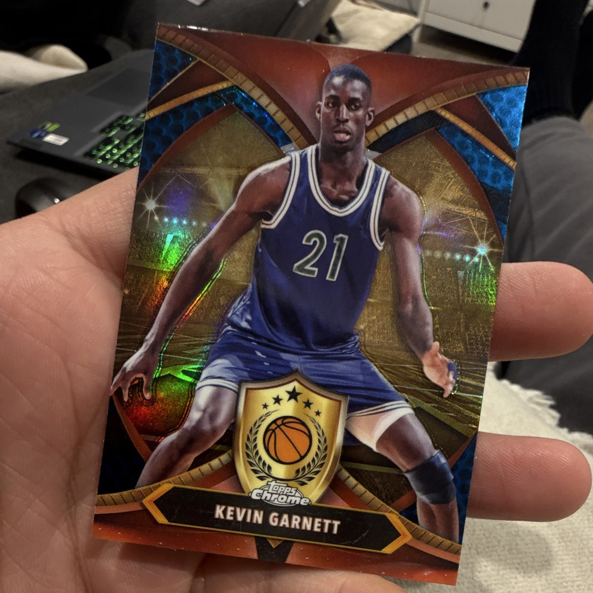 Topps Chrome Kevin Garnett Insert BOD 24 Minnesota Timberwolves NBA Card0