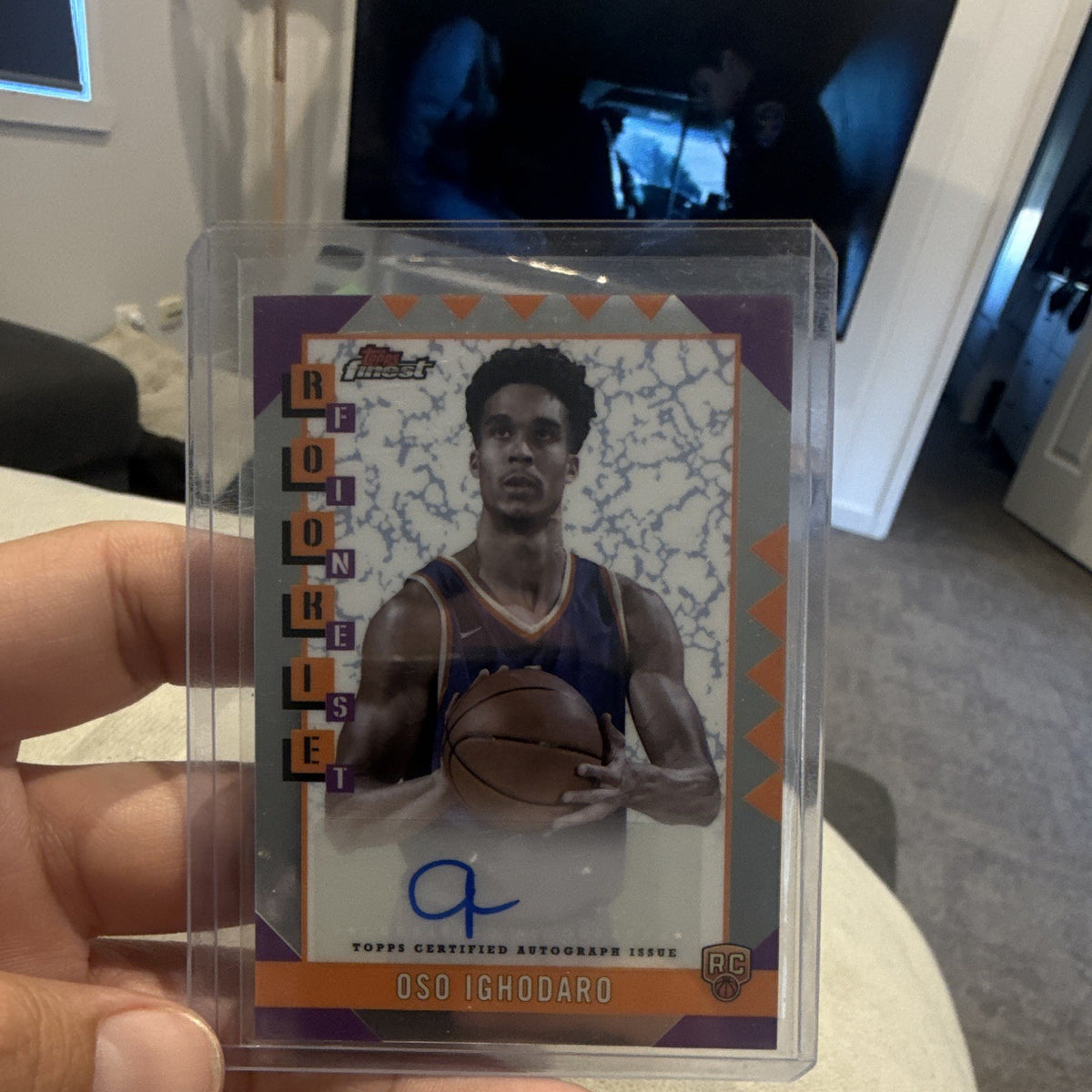 Topps Finest Basketball 2024 25 Oso Ighodaro Rookie Finest Auto RFA 010