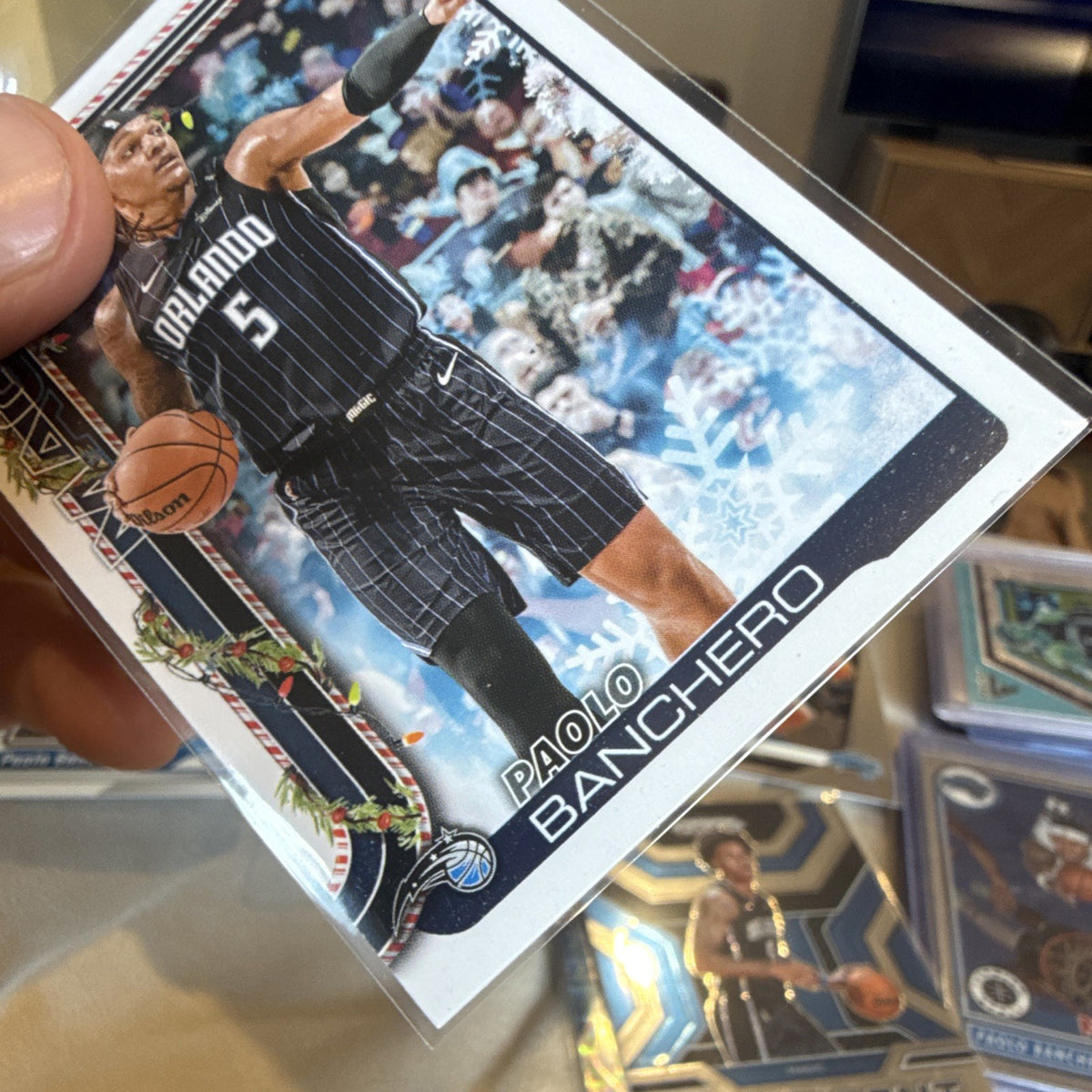 Paolo Banchero Base Set Topps Holiday Orlando Magic H68 2024 253