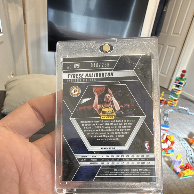 Tyrese Halliburton Mosaic 24-25 Numbered /2993