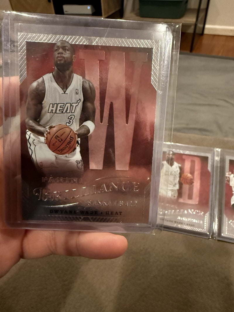 Panini Brilliance 2012 13 Dwyane Wade Heat 4 Card Lot Spellbound #43 462