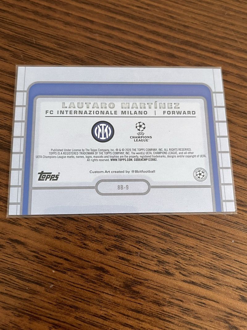 Topps UEFA Champions League Insert Lautaro Martínez Inter Milan 8B 92