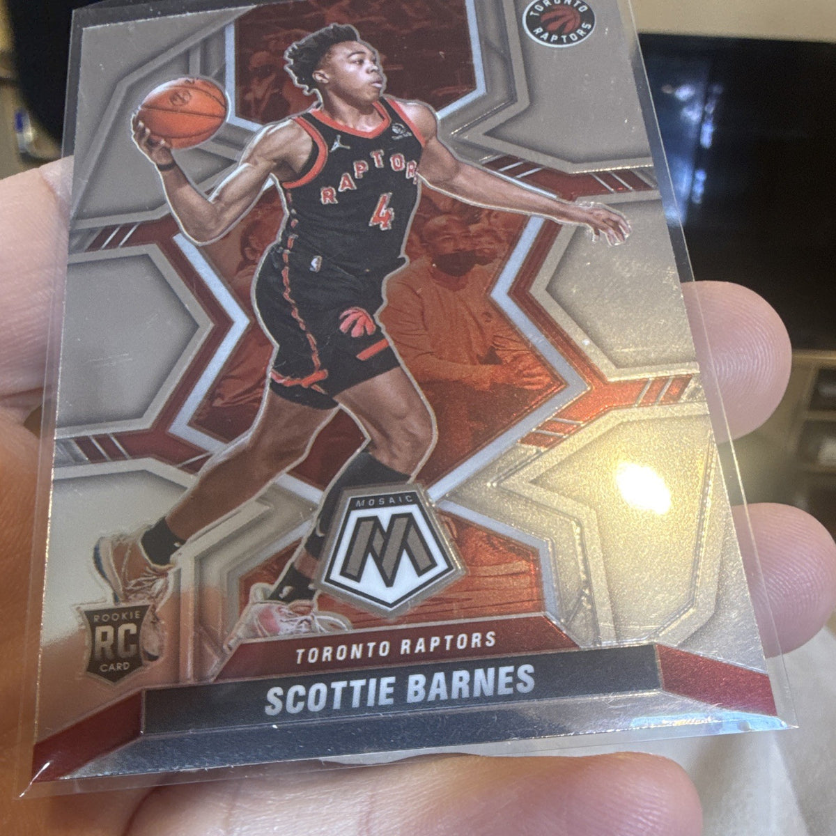 Panini 2021 22 Mosaic Basketball Scottie Barnes Rookie 207 Toronto Raptors3