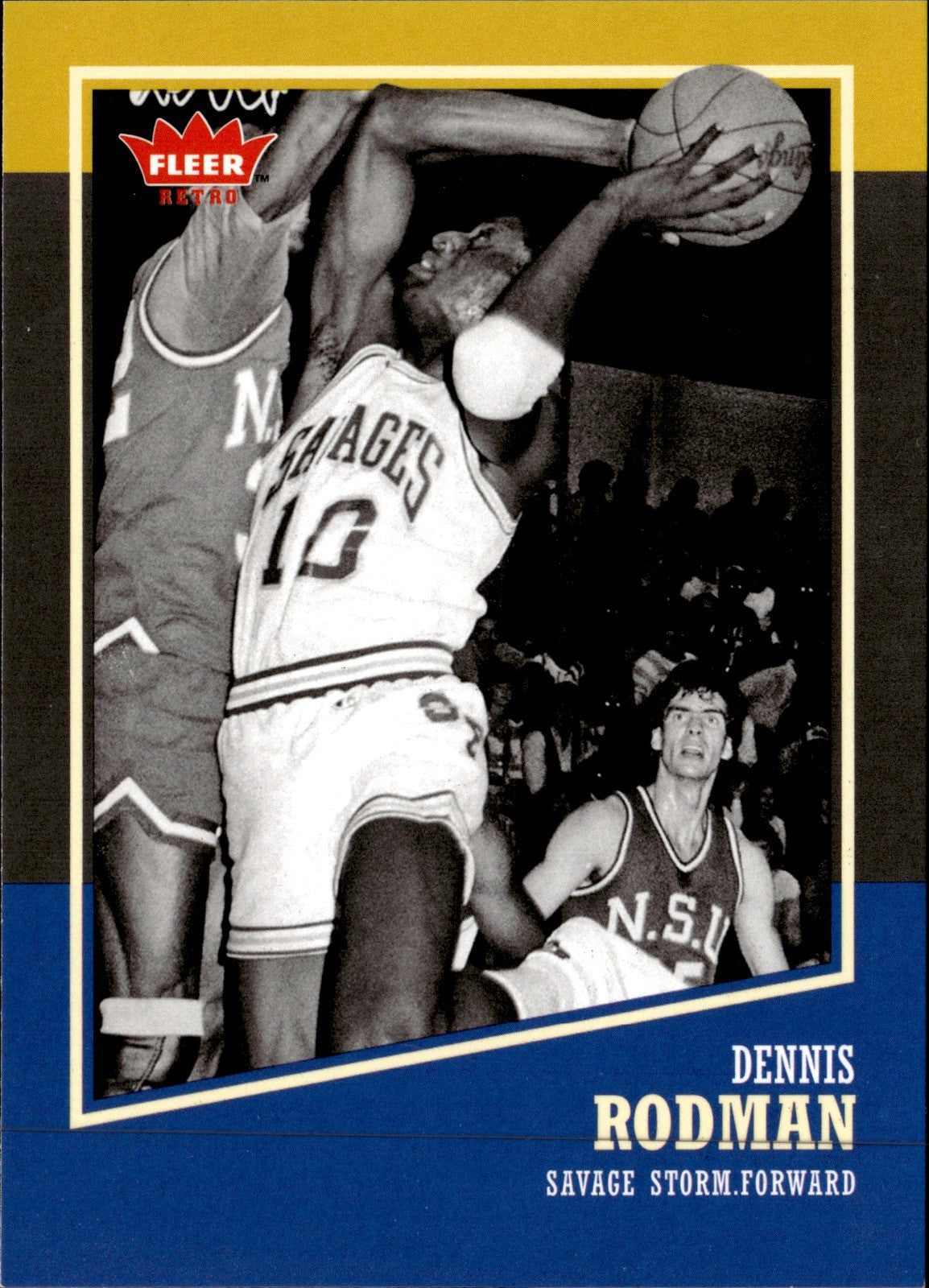 Dennis Rodman Base Fleer Retro 4 NM0