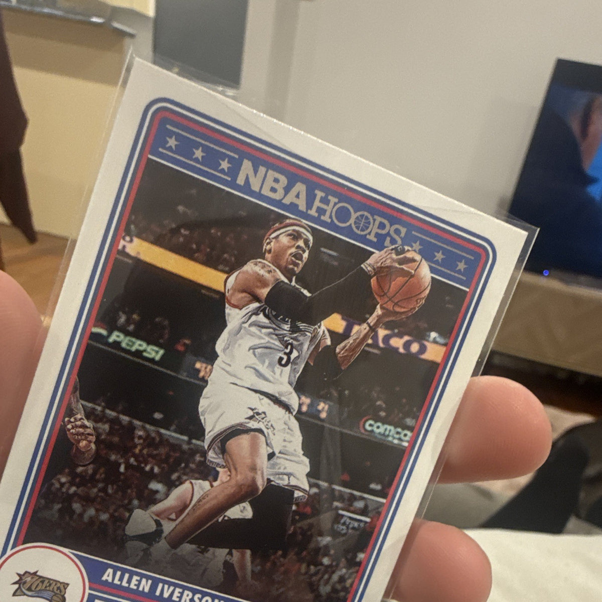 Panini 2023 24 NBA Hoops Allen Iverson Base Set 296 Philadelphia 76ers2