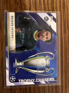 Topps UEFA Champions League Trophy Chasers Insert TC 28 Reigan Heskey Man City1