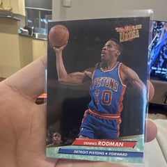 Fleer Ultra 1992 93 Dennis Rodman Base Detroit Pistons #58 NBA Card0