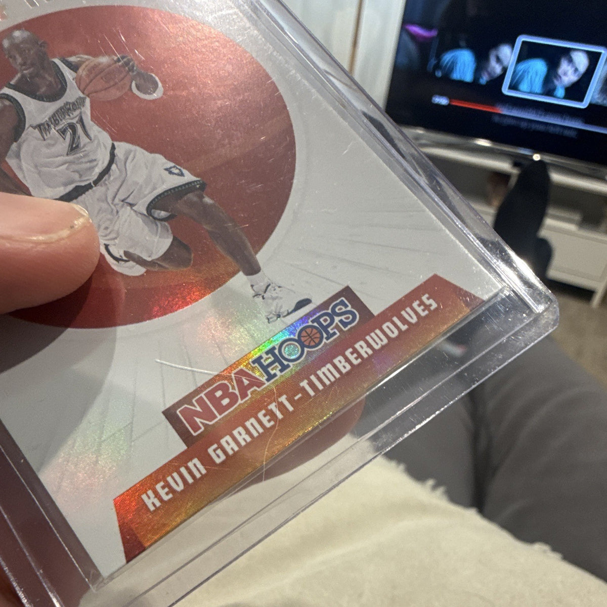 Panini Hoops 2019 20 Legends of the Ball Hologram Kevin Garnett #93