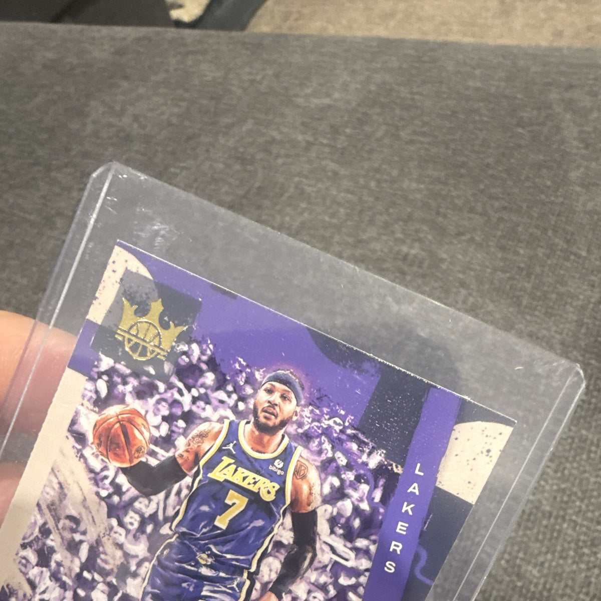 Panini Court Kings 2021 22 Carmelo Anthony Base Set #44 Los Angeles Lakers2