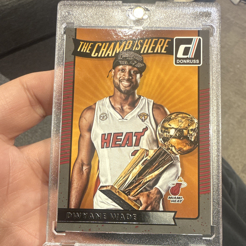Panini Donruss 2016 17 The Champ Is Here #5 Dwyane Wade Miami Heat0