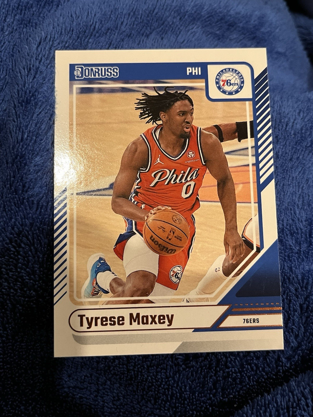 2024 25 Panini Donruss Basketball Tyrese Maxey Base #192 Philadelphia 76ers1