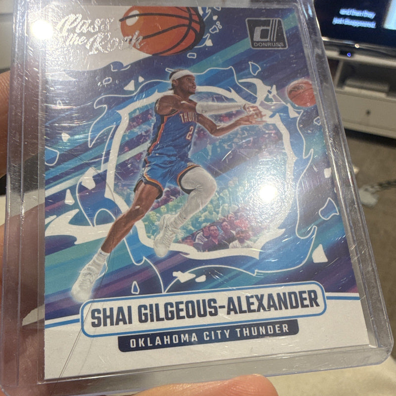 Shai Gilgeous Alexander Pass the Rock Panini Donruss 2024 25 #7 OKC3
