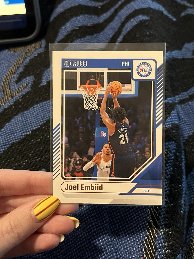 Panini Donruss 2024 25 Joel Embiid Base Set Philadelphia 76ers #280