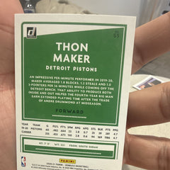 Panini Donruss Thon Maker Base Set 2020 21 Detroit Pistons #53 NBA2