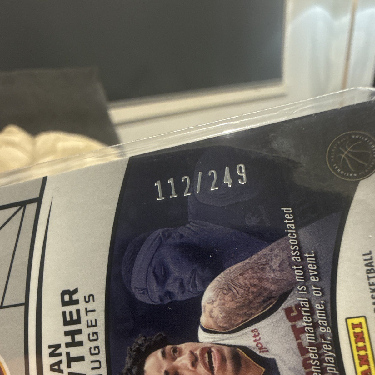 Panini Obsidian Julian Strawther RC Patch Denver Nuggets EM JST 112/2492