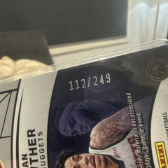 Panini Obsidian Julian Strawther RC Patch Denver Nuggets EM JST 112/2492
