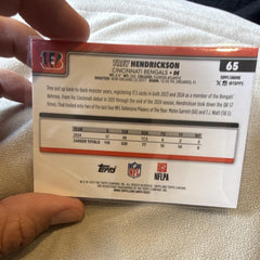 Trey Hendrickson Refractor Topps Chrome NFL Cincinnati Bengals 651
