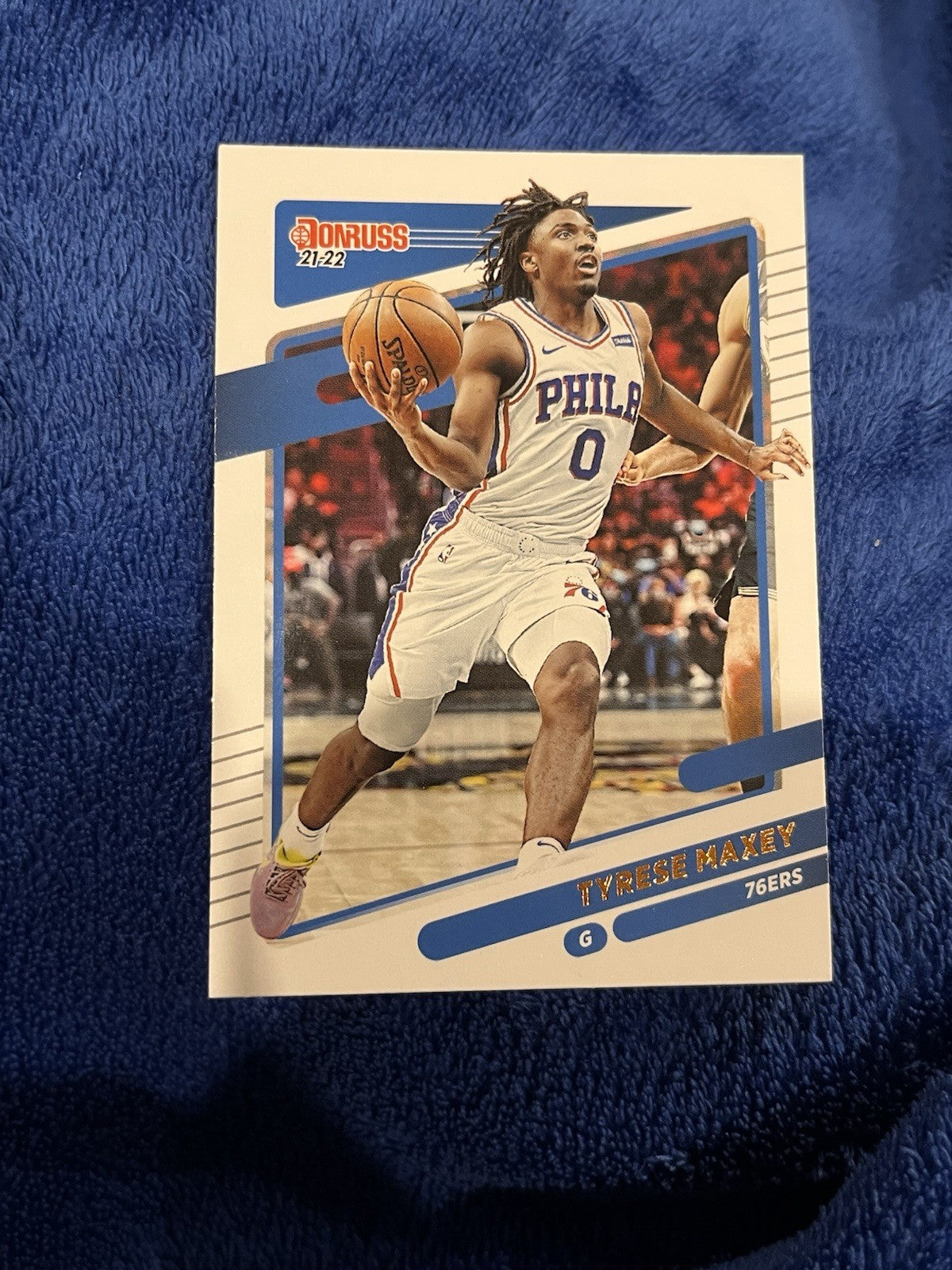 2021 22 Panini Donruss Tyrese Maxey Base Set Philadelphia 76ers #481