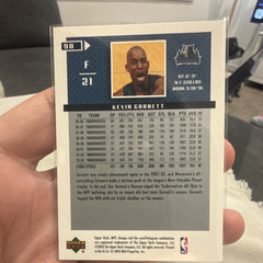 Upper Deck MVP Kevin Garnett Base Set 2003 #98 Minnesota Timberwolves1