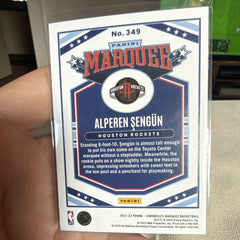 Panini Chronicles Marquee Alperen Sengun Rookie RC #349 Houston Rockets 2021 221