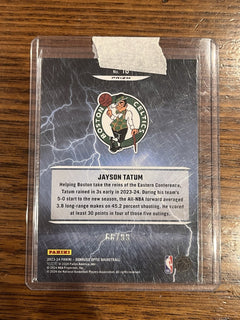 Panini Donruss Optic 2023 24 Jayson Tatum Raining 3s Prizm #10 /992