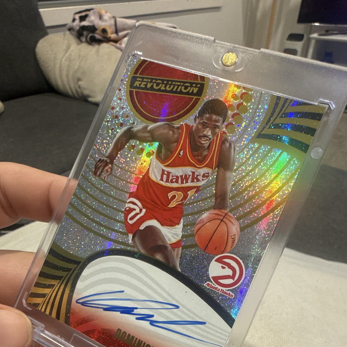 Panini 2023 24 Revolution Basketball Dominique Wilkins Hawks Auto Insert A DWA3