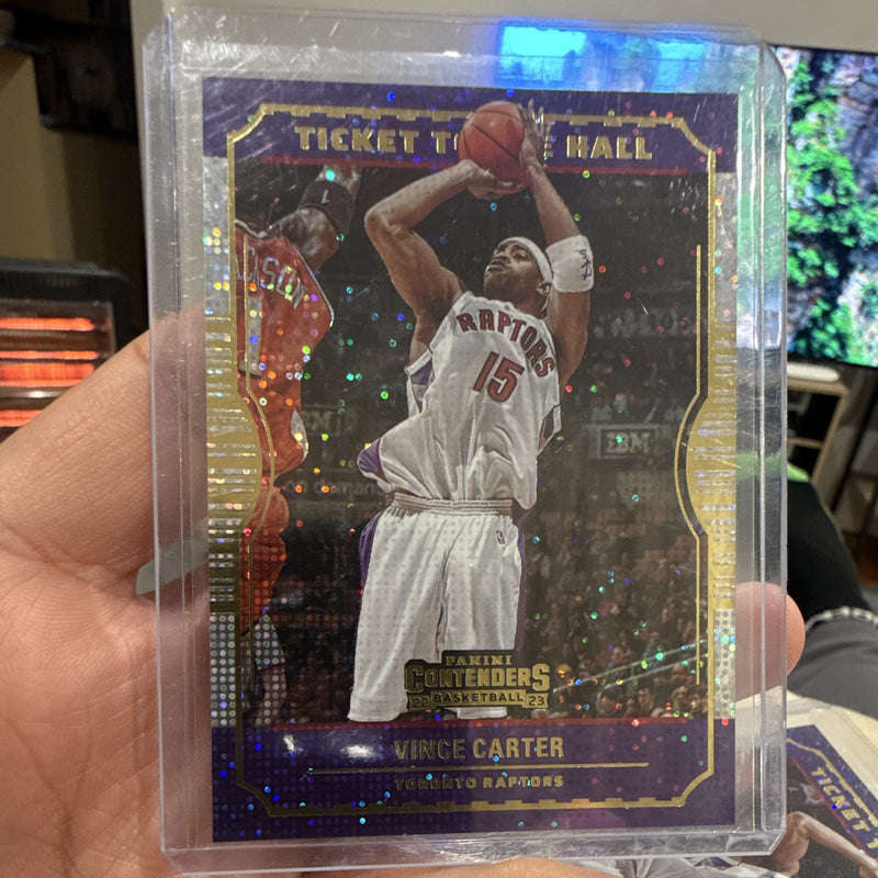 Panini Contenders 2022 23 Ticket to the Hall #27 Vince Carter Raptors0