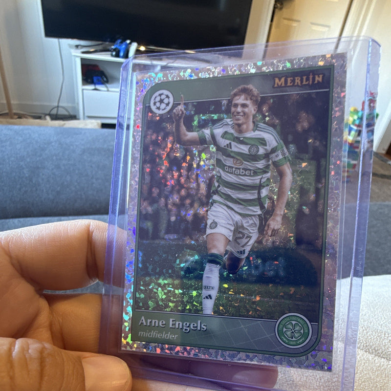 Topps Merlin Collections Arne Engels Parallel/Variety Celtic FC UCL #1940