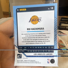 Panini Donruss Optic Basketball Rui Hachimura Prizm Los Angeles Lakers 181