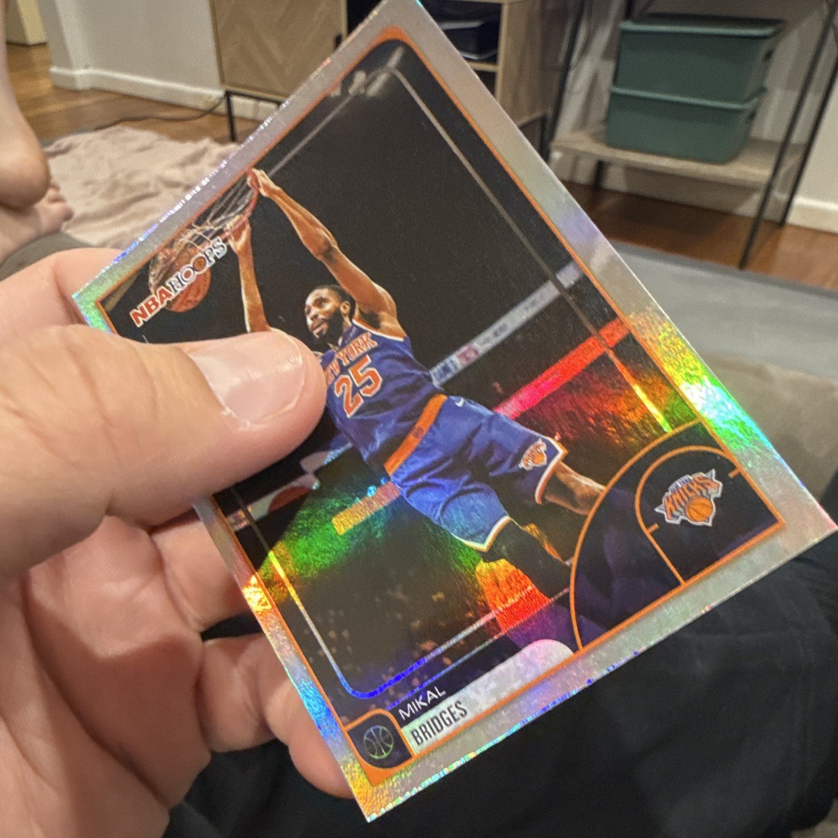 Topps NBA Hoops 2024 25 Mikal Bridges New York Knicks Hologram #1003