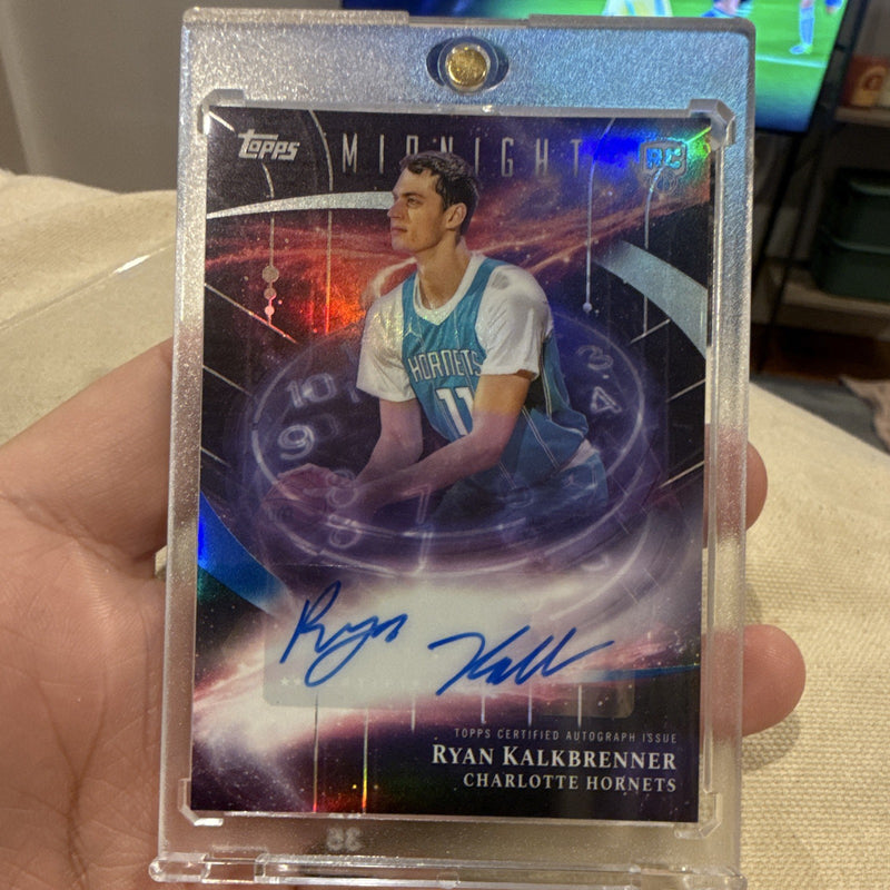 Topps Ryan Kalkbrenner Stroke of Midnight Auto RC Hornets SMR RK 20250