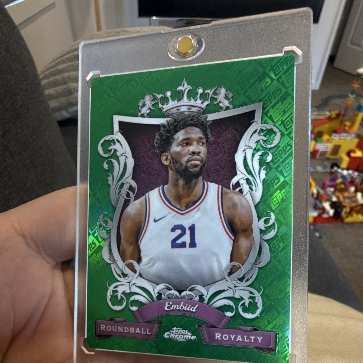 2024 Topps Chrome Roundball Royalty RR-9 Joel Embiid Philadelphia 76ers0