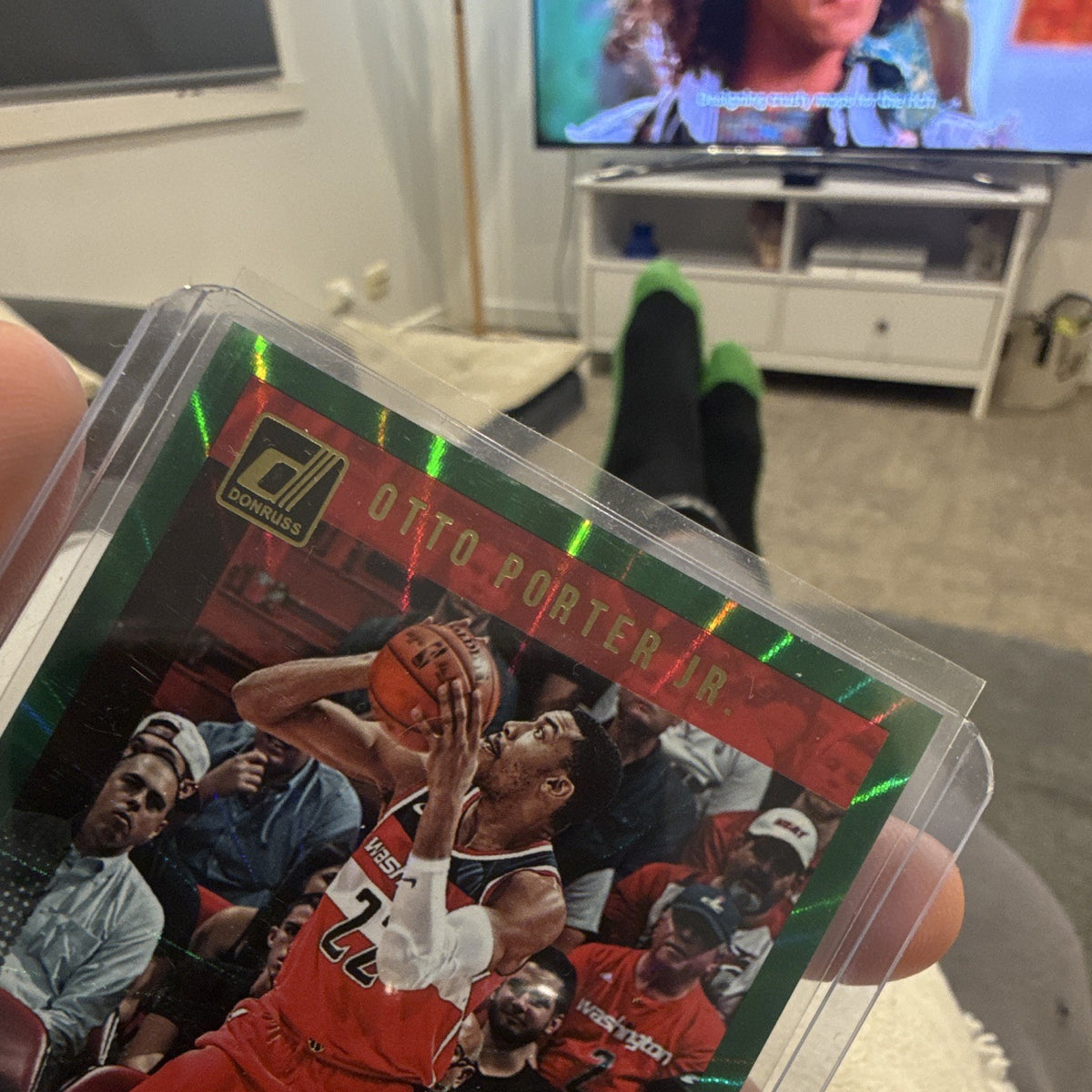 Panini Donruss 2018 19 Otto Porter Jr Green Laser 36/99 #123 Wizards3