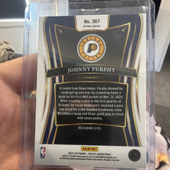 Panini 2024-25 Select Basketball Johnny Furphy Pacers RC Prizm #367 Mezzanine3
