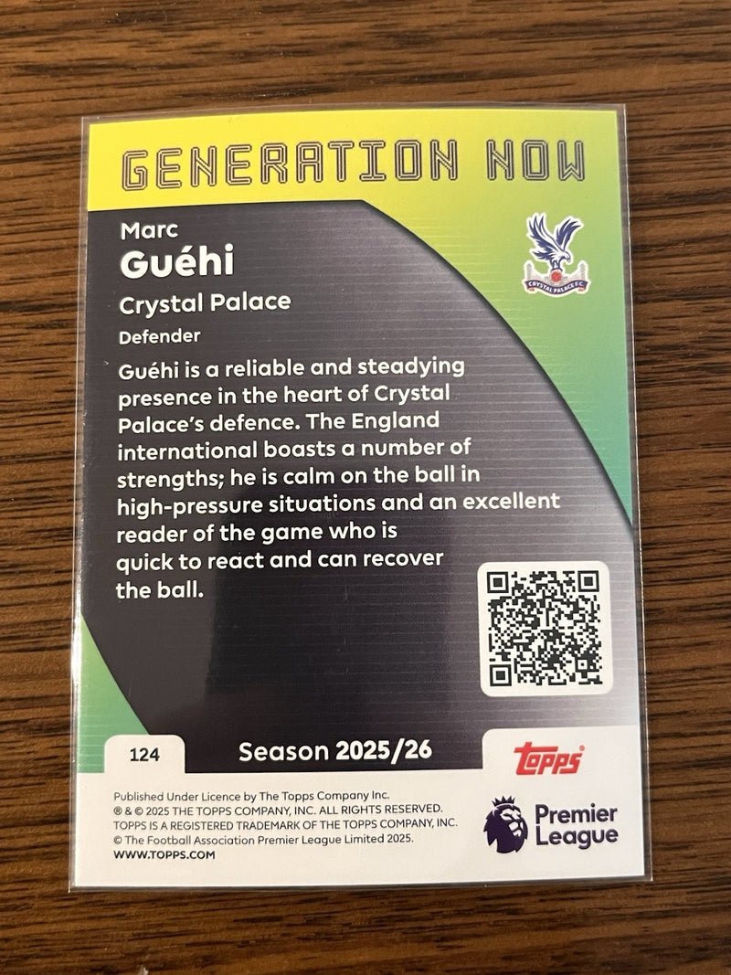 Marc Guéhi Generation Now Topps Premier League Crystal Palace 124 2025/262