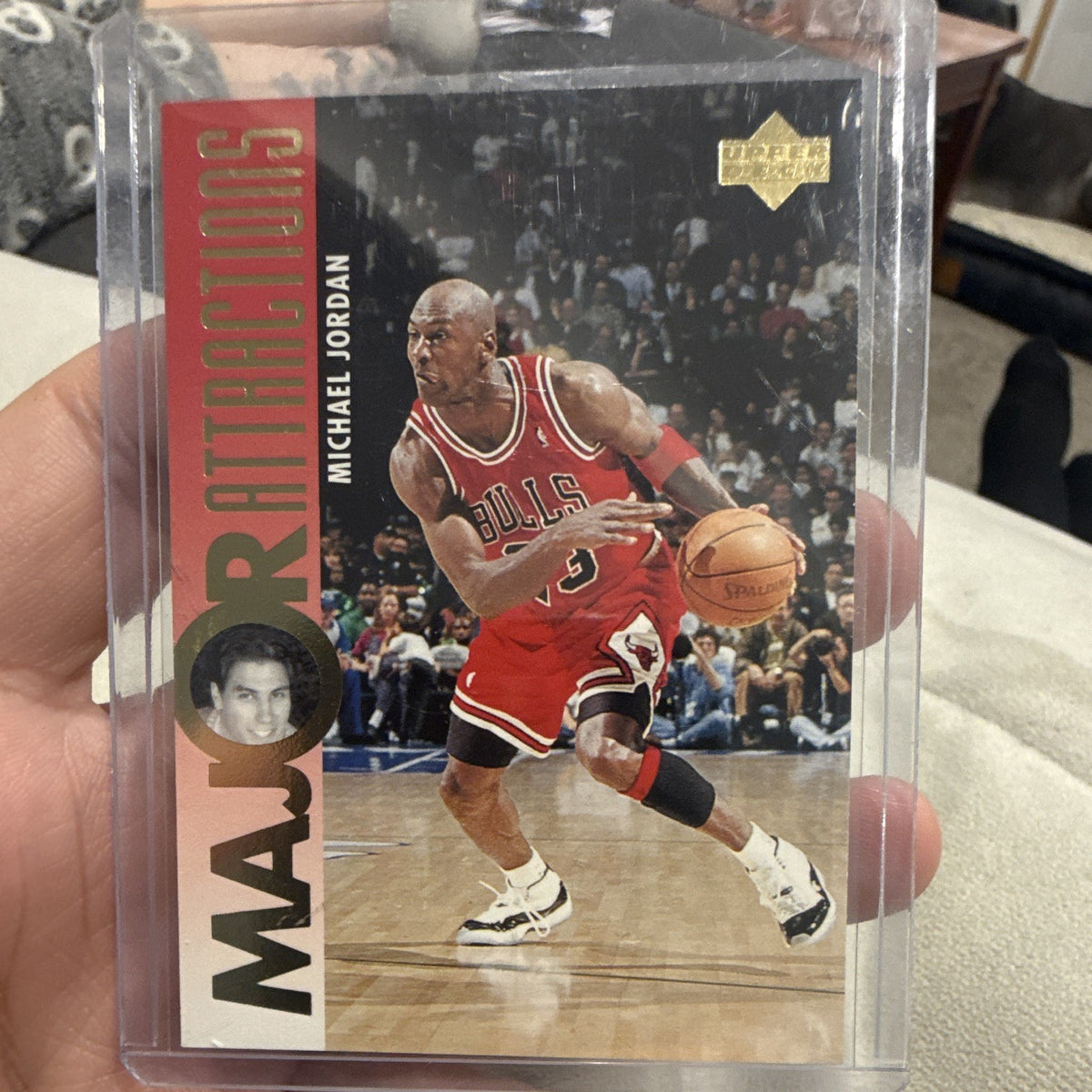 Upper Deck Michael Jordan Major Attractions Insert 1995 Chicago Bulls #3370