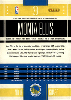 Monta Ellis Base Panini Classics 28 NM1