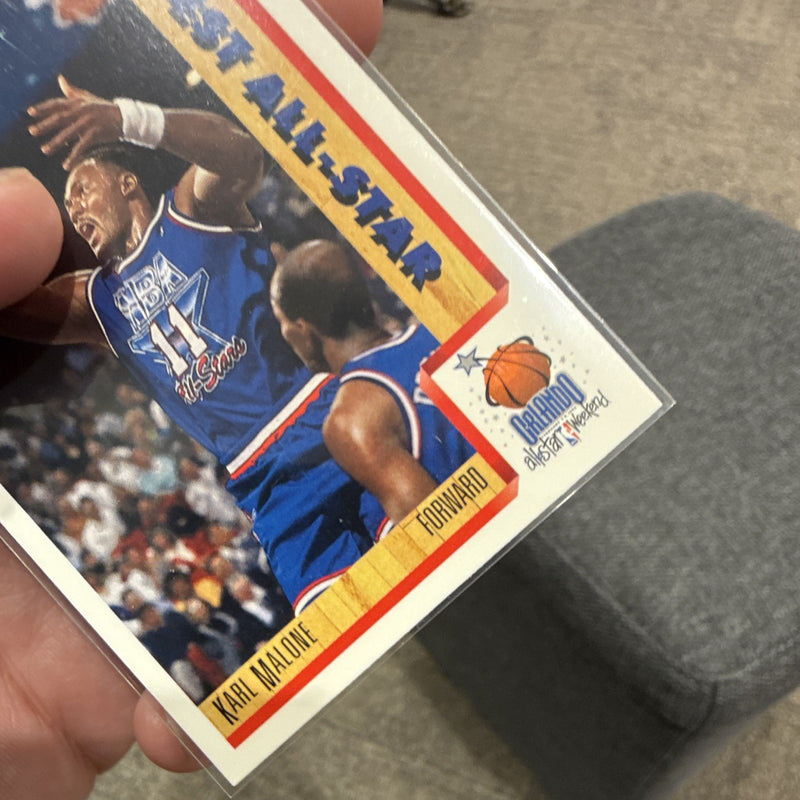 Upper Deck 1992 Upper Deck Karl Malone NBA All Star West All Star 466 Base3