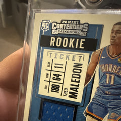 Theo Maledon Rookie Ticket 2020-21 Panini Contenders RS-TMD OKC Memo2