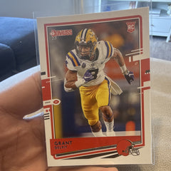 2020 Panini Donruss Football Grant Delpit Cleveland Browns Rookie RC #2720