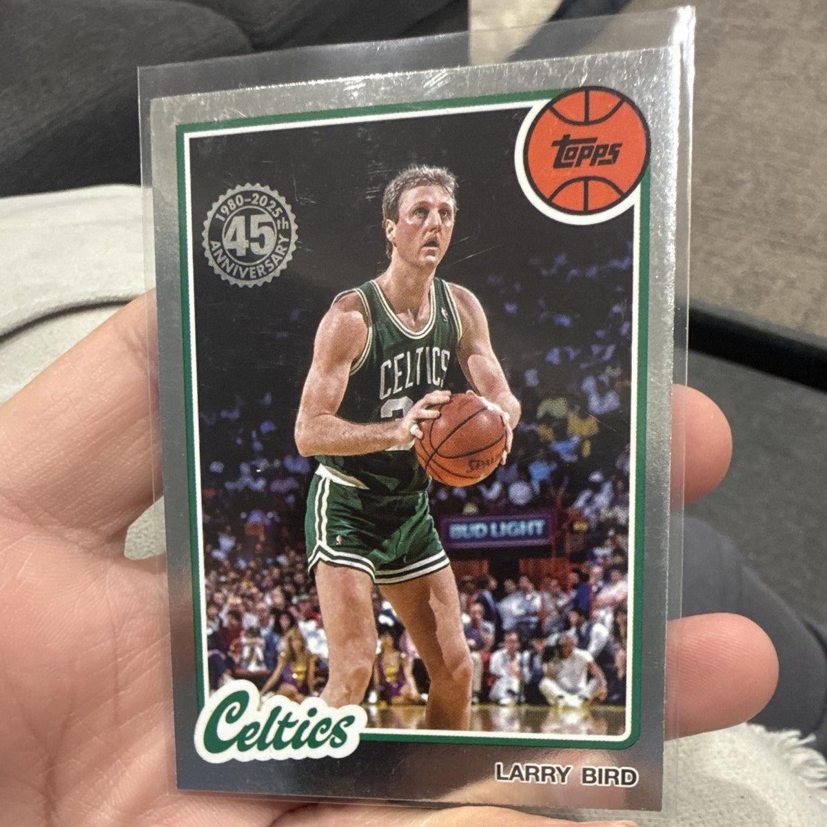 Topps 2025 Larry Bird Insert Boston Celtics NBA Sports Trading Card 80BK 10