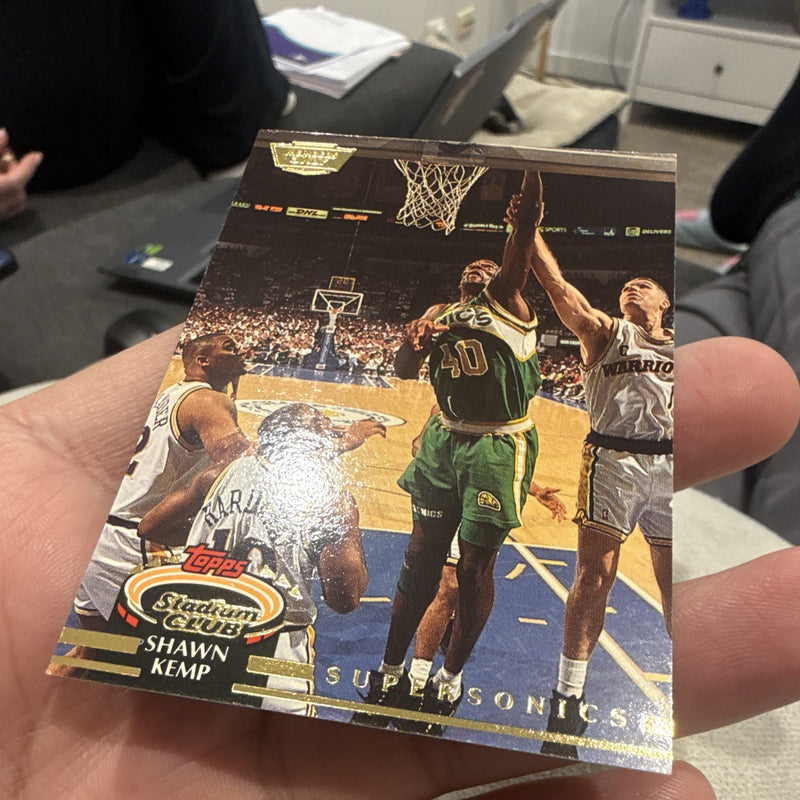 Topps Stadium Club 1992 93 Shawn Kemp Seattle SuperSonics Members Only #1023