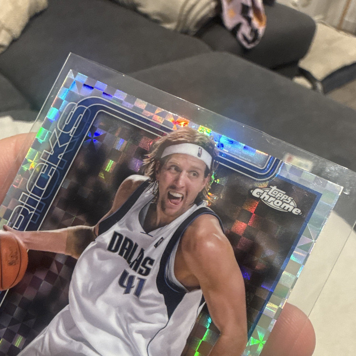 Topps Chrome Dirk Nowitzki #246 Dallas Mavericks 2025 X Fractor2