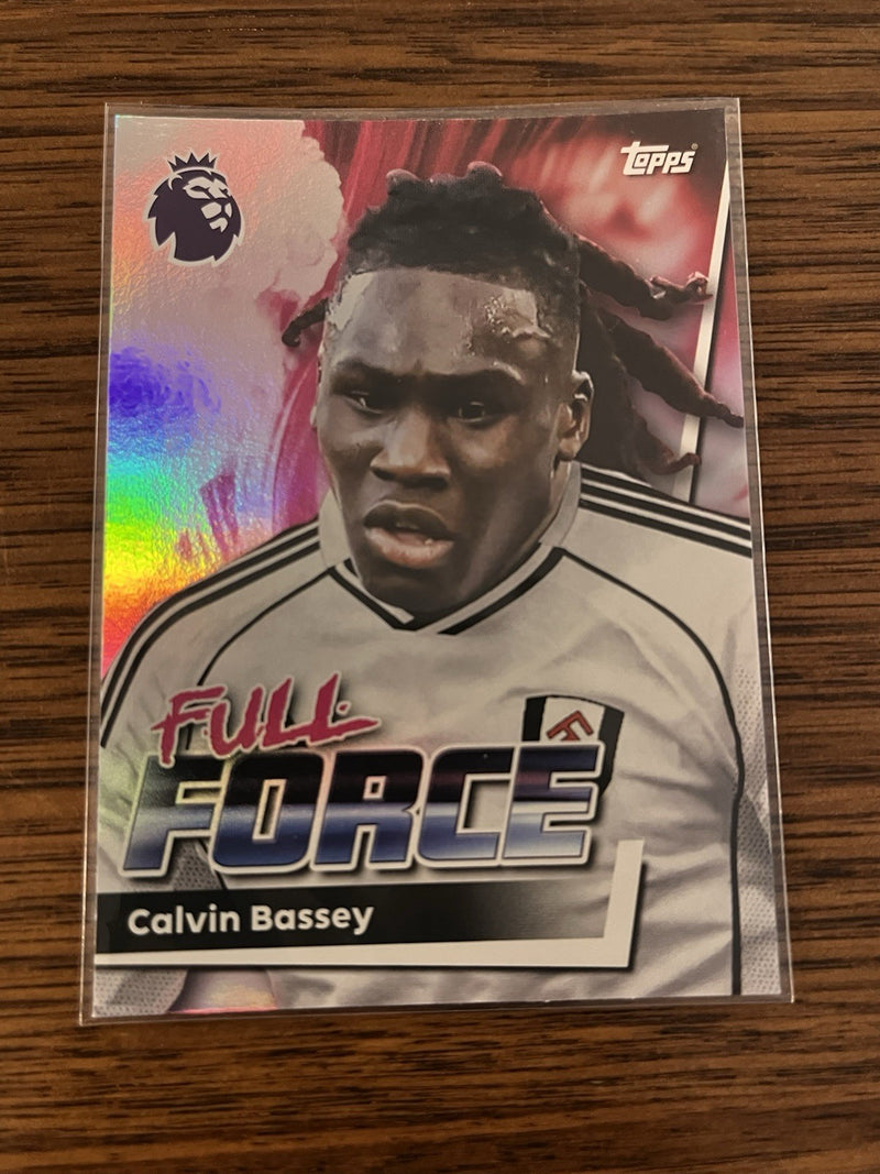 Topps Premier League Full Force Insert Calvin Bassey Fulham #161 2025/261
