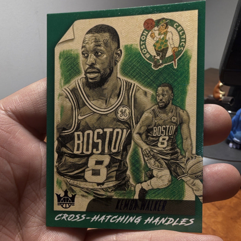 Panini Court Kings 2019 20 Kemba Walker Cross Hatching Handles No.6 19/993
