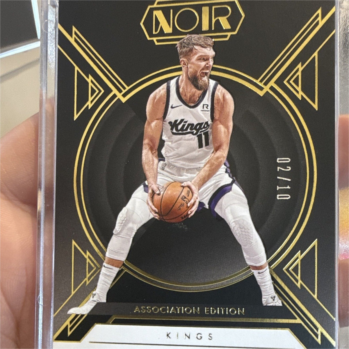 Panini Domantas Sabonis Association Edition Noir Basketball 2024-25 No.34 02/100