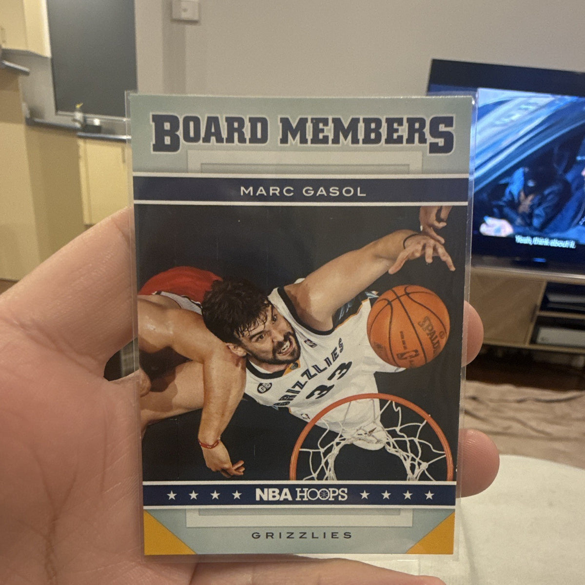 Panini 2012 NBA Hoops Board Members Insert Marc Gasol Grizzlies #80