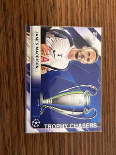 Topps James Maddison Trophy Chasers Insert TC 7 UEFA Champions League Spurs0