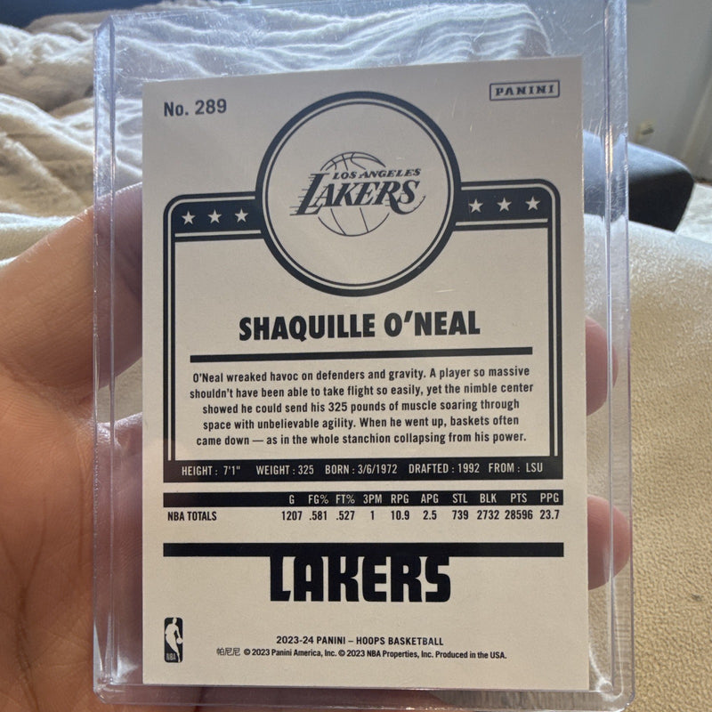 Panini NBA Hoops 2023 24 Base Set Shaquille O'Neal Lakers 2891