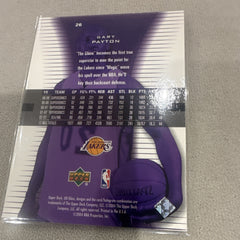 Upper Deck UD Glass Base Set Gary Payton Los Angeles Lakers 2004 #261